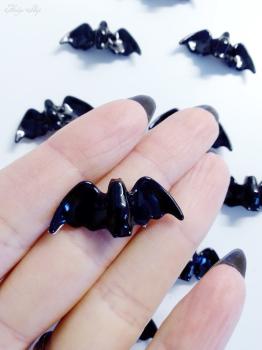 schwarze Acryl Fledermäuse